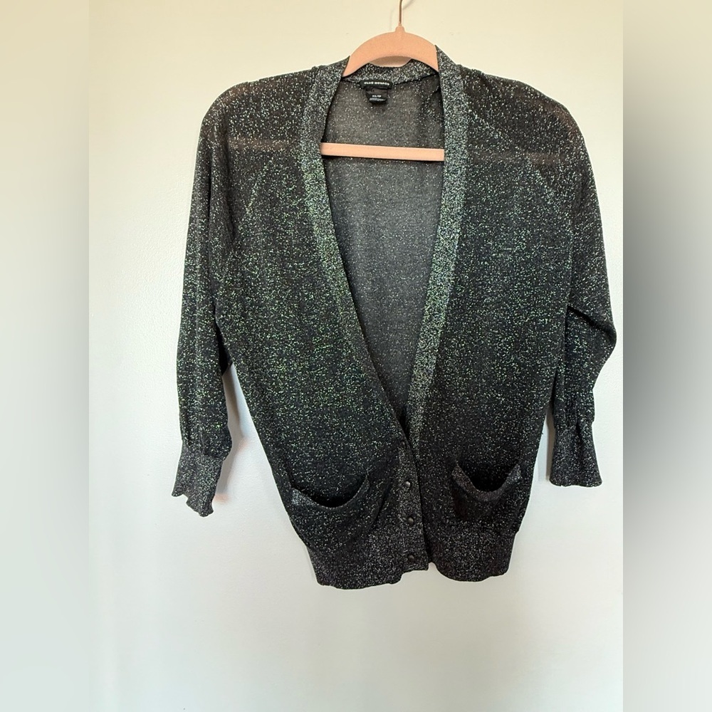 Club Monaco Glittery Black Sweater